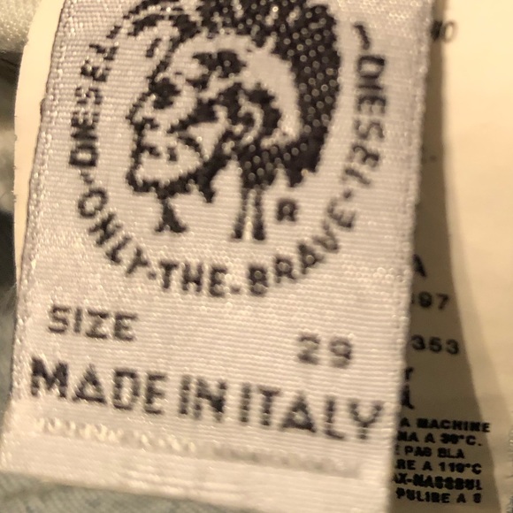 ❤️❤️❤️Diesel Jeans❤️❤️❤️Bootcut Size 29❤️❤️❤️ - Picture 6 of 6